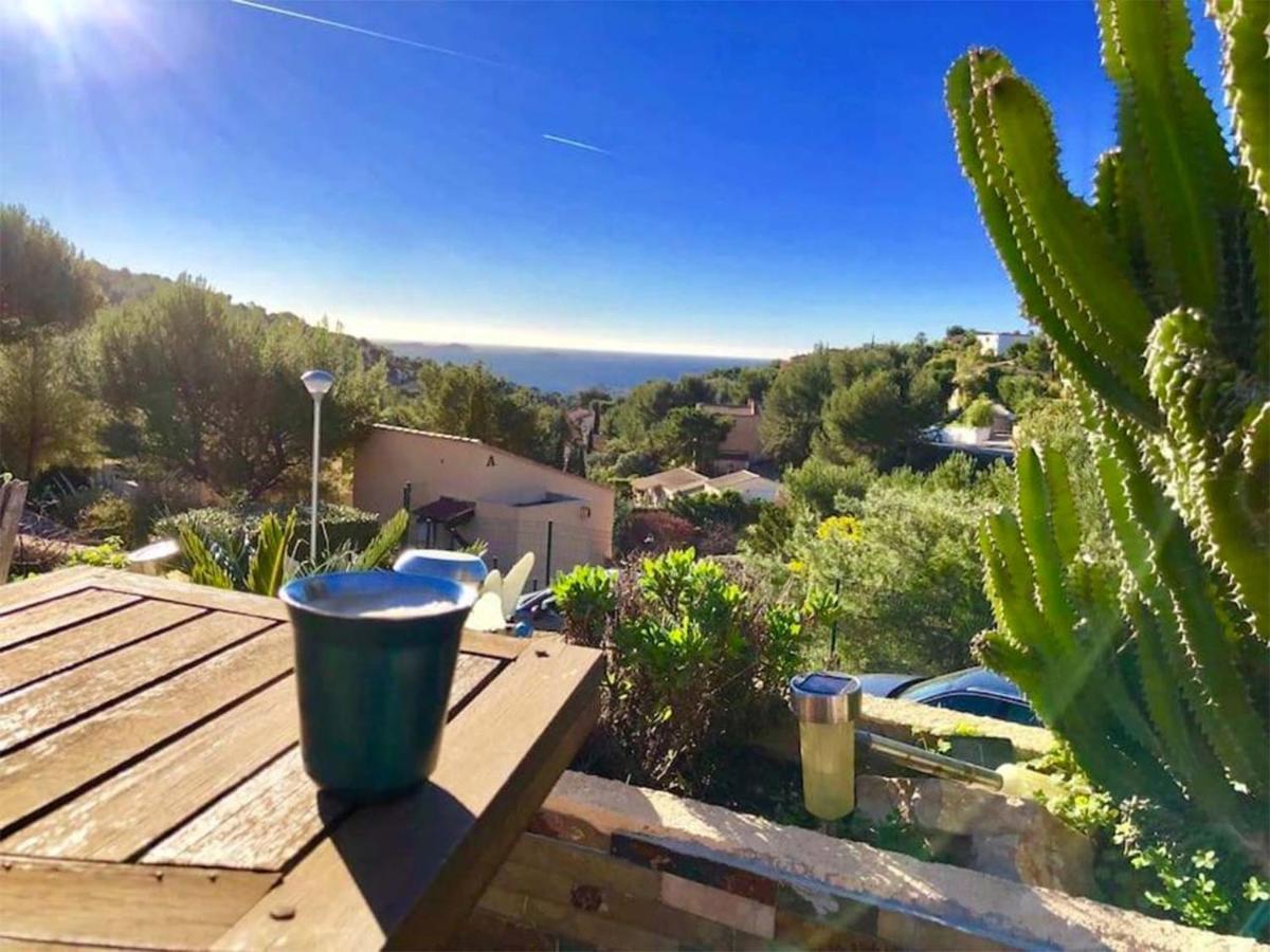 Vuemer Bandol - Grande Terrasse De 45M2 Vue Mer Piscine Parking Exterior foto